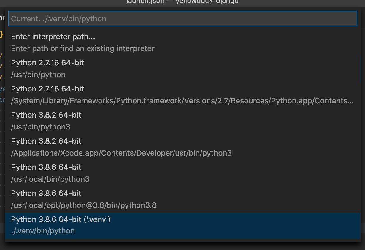 Debugging Django In VS Code YellowDuck be